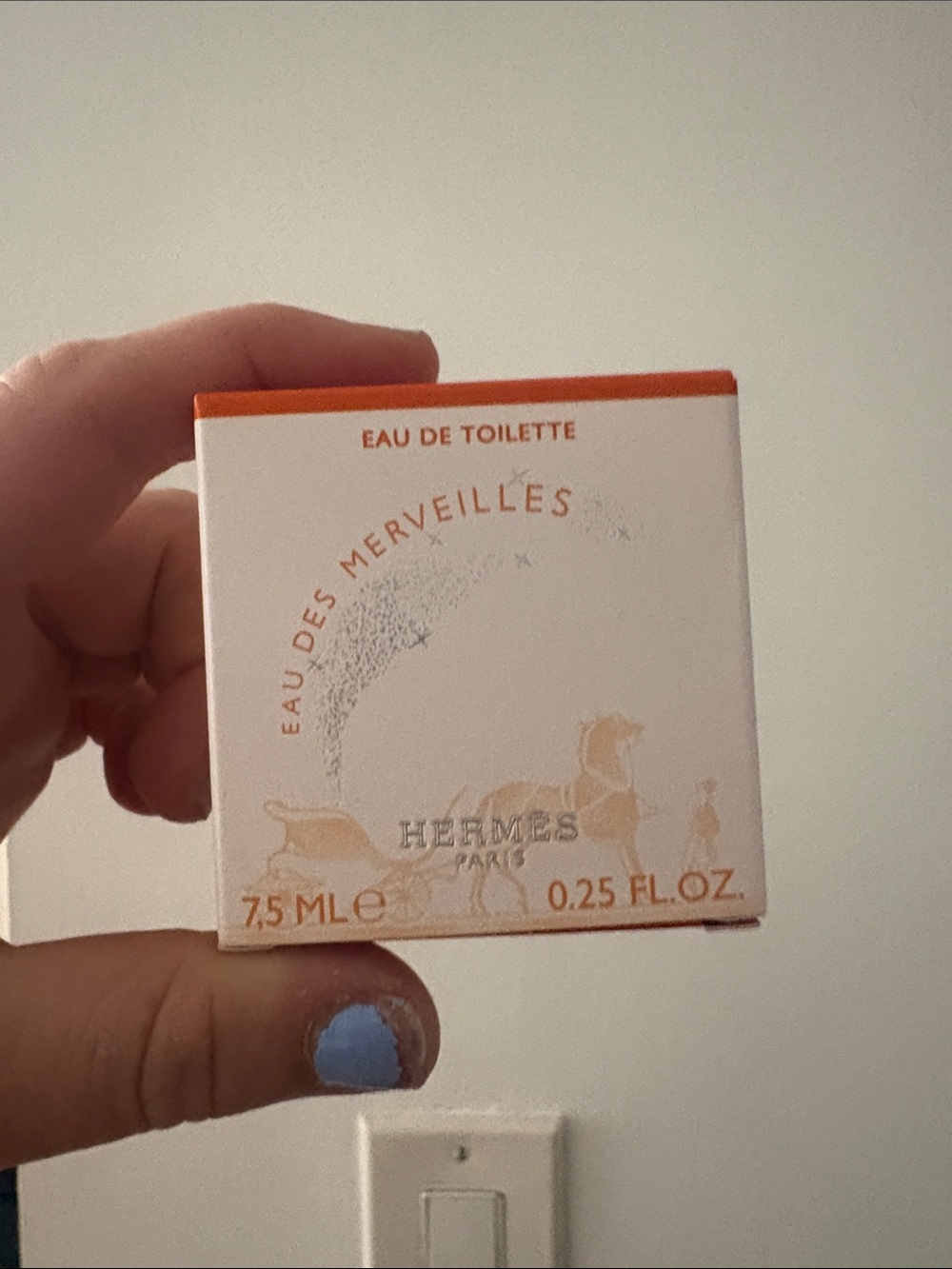 Hermes Eau des Merveilles Mini Box - White & Orange